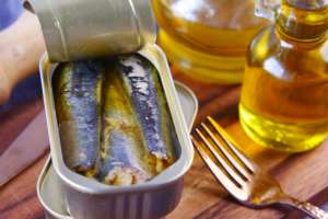sardines en boite: riche en oméga3